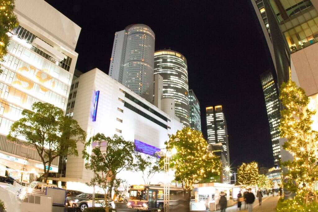 名古屋駅イルミネーションと夜景