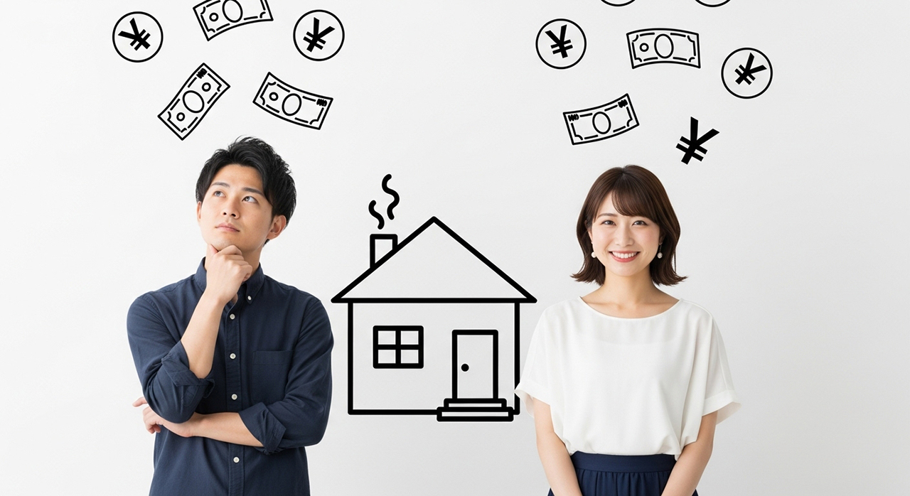 住宅購入とお金について考える夫婦