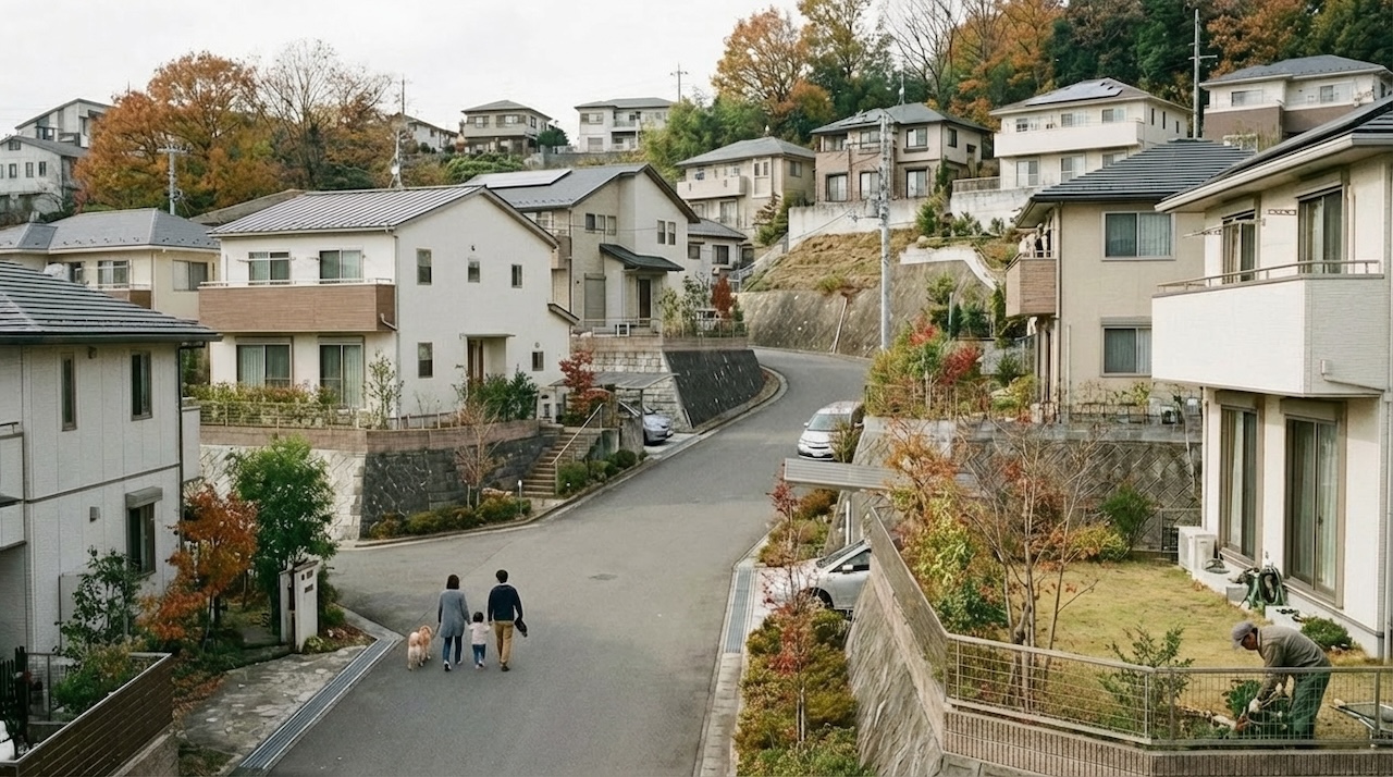 落ち着いた住宅地