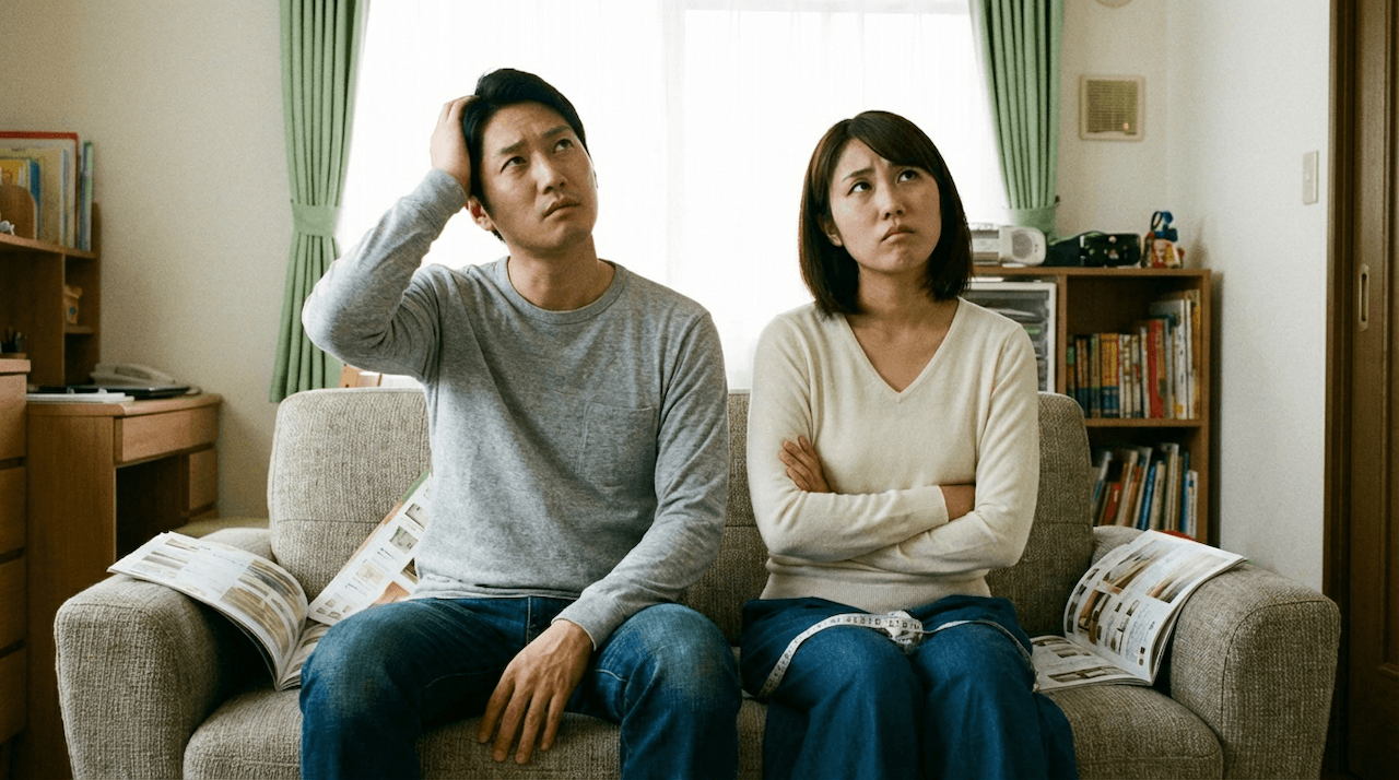 住宅選びに悩む夫婦